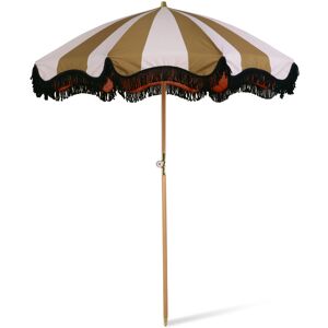 Paola - Parasol vintage ø200cm - Couleur - Jaune moutarde