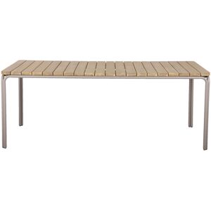 No name Nurr - Table à manger de jardin en bois d'acacia 200cm - Couleur - Bois clair