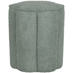 Woood Ollie - Pouf en tissu bouclette en forme de fleur - Couleur - Vert