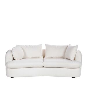Drawer Lindos - 3 seater sofa in bouclette fabric