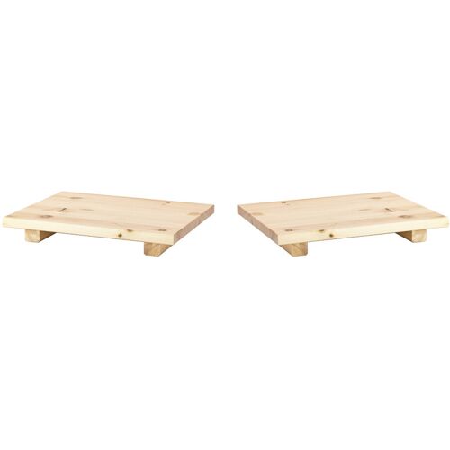 Karup Design Dock - 2 tables de chevet en bois - Couleur - Naturel