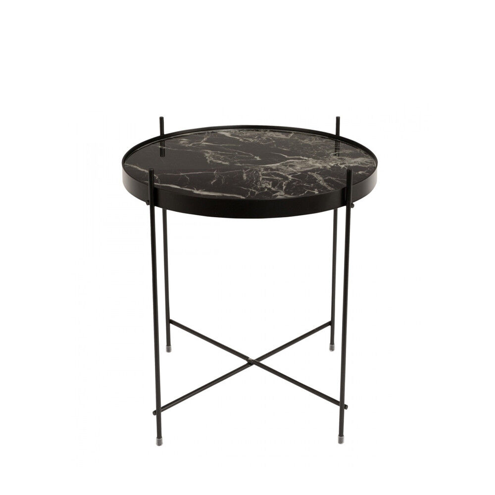 Zuiver Cupid Marble - Table basse design ronde S - Couleur - Noir