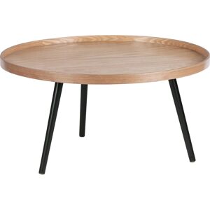 Woood Mesa - Table d'appoint ronde bois ø78cm - Couleur - Bois clair