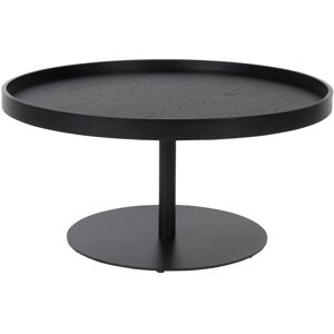 No name Yuri - Table basse ronde en bois et métal ø70cm - Couleur - Noir