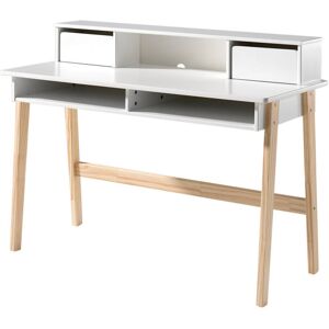 No name Aulia - Bureau enfant en bois - Couleur - Blanc