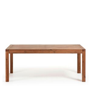 Kave Home Briva - Table à manger extensible en bois 200-280x100cm - Couleur - Bois foncé
