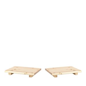 Karup Design Dock - 2 tables de chevet en bois - Couleur - Naturel