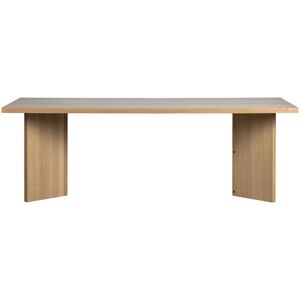 Vtwonen Angle - Table à manger en bois 90x220cm - Couleur - Bois clair