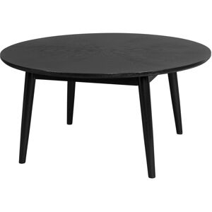 No name Fabio - Table basse d'appoint ronde en bois ø80cm - Couleur - Noir