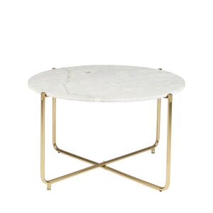 No name Timpa - Table basse en marbre ø70cm - Couleur - Blanc