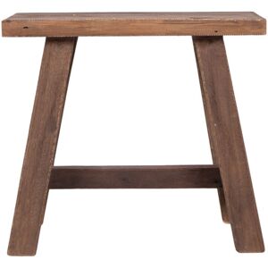 House Nordic Barcelona - Tabouret en teck H45cm - Couleur - Naturel