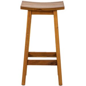 Drawer Hanotilo - Tabouret de bar 77cm en acacia - Couleur - Naturel