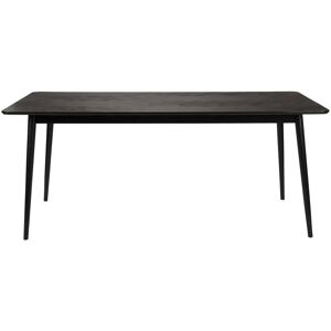 No name Fabio - Table à manger en bois 180x90cm - Couleur - Noir