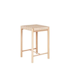 House Nordic Abano - Tabouret de bar en bois et corde 66,5cm - Couleur - Naturel