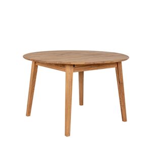 House Nordic Metz - Table à manger extensible en bois 118-158x118cm - Couleur - Bois clair