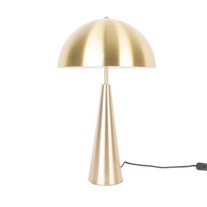 Leitmotiv Sublime - Lampe à poser champignon en métal - Couleur - Or