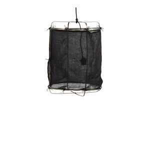 Pomax Grisha - Suspension en lin ø38cm - Couleur - Noir