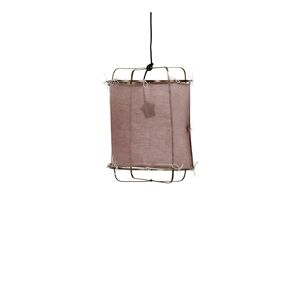 Pomax Grisha - Suspension en lin ø30cm - Couleur - Rose