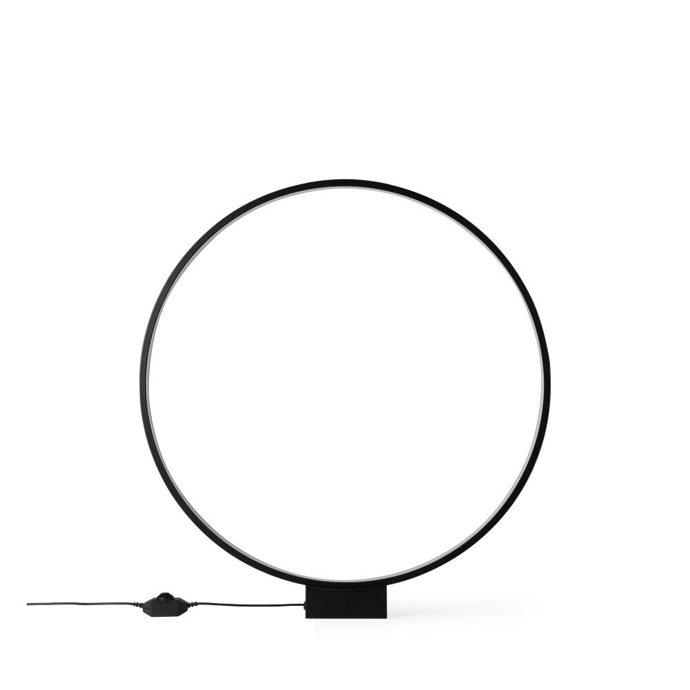 HKliving Vlist - Lampe cercle à LED - Couleur - Noir