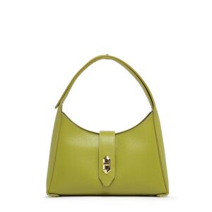 Sac Porte Épaule Foulonne Double Cuir Lancaster Vert