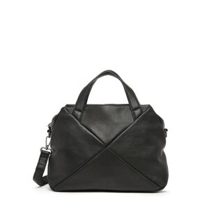 Sac Porte Main Xena Cuir Nat Et Nin Noir