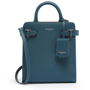 Sac Bandouliere Vertical Emilie Cuir Le Tanneur Bleu