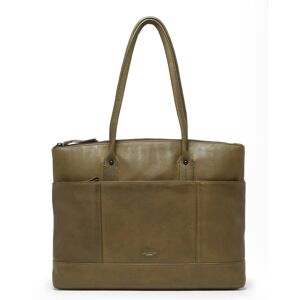 Sac Porte Épaule A4 + Pc 15 Four Seasons Cuir Milano Vert