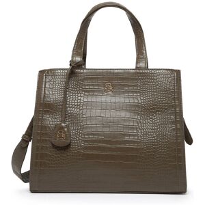 Sac Porte Main Croco Lulu Castagnette Vert