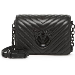 Sac Bandouliere Love Bag Quilt Cuir Pinko Noir