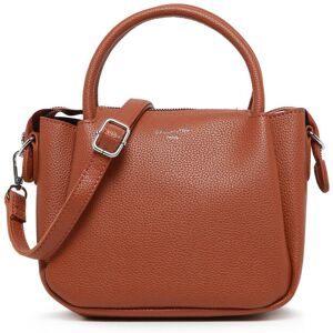 Sac Porte Main Et Bandouliere Grained Miniprix Marron