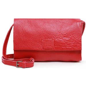 Sac Bandouliere Natural Cuir Biba Rouge