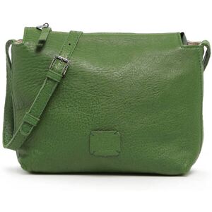 Sac Bandouliere Natural Cuir Biba Vert