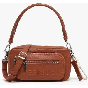 Sac Bandouliere Half Logo Desigual Marron