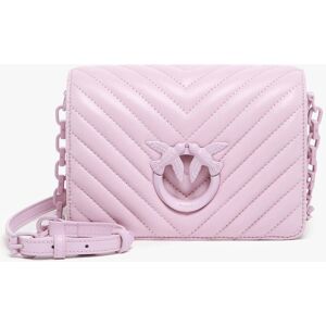 Sac Bandouliere Love Bag Quilt Cuir Pinko Rose