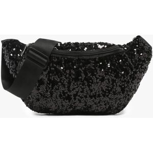 Sac Banane Stephania Paillettes Pieces Noir