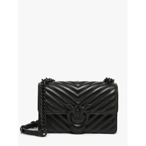 Sac Bandouliere Love Bag Quilt Cuir Pinko Noir