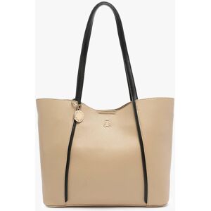 Sac Porte Épaule Bicolore Lulu Castagnette Beige