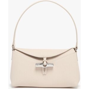 Sac Porte Épaule Roseau Cuir Longchamp Beige