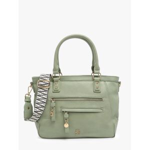 Sac Porte Main Zip Lulu Castagnette Vert