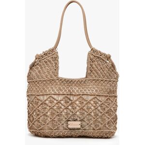 WOOMEN Sac Porte Épaule Tanaisie Jute vegan Beige