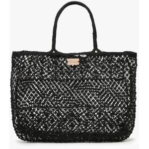 WOOMEN Sac Porte Épaule Tanaisie Jute vegan Noir