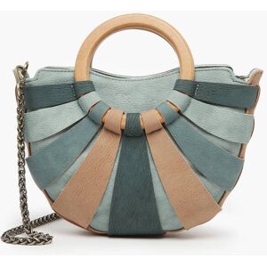 WOOMEN Sac Bandouliere Amandier vegan Bleu