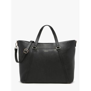 Sac Shopping Tradition Cuir Etrier Noir