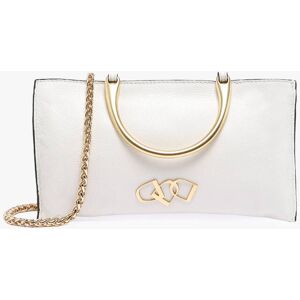 Sac De Soiree Jumping Cuir Etrier Blanc