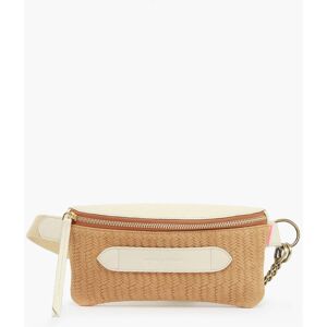 Sac Ceinture Coachella Cuir Daim Facon Tresse Marie Martens Beige