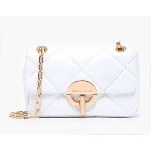 Sac Nano Moon En Cuir Craquele Vanessa Bruno Blanc