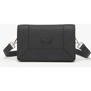 Sac Bandouliere Maastricht Cuir Nathan Baume Noir