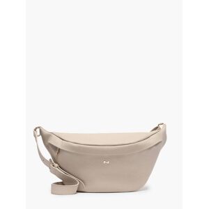 Sac Banane Large Derby Cuir Nathan Baume Beige