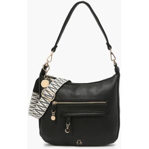 Sac Porte Épaule Zip Lulu Castagnette Noir