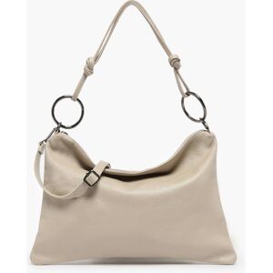 Sac Porte Épaule Caviar Cuir Milano Beige